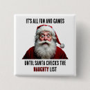 Search for new year buttons badges Santa claus