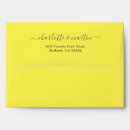 Search for yellow envelopes Bridal shower