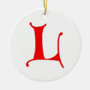 Search for letter l christmas tree decorations Alphabet