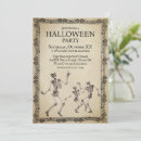 Search for funny skeletons invitations Vintage