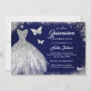 Search for sparkle dress invitations Silver