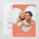 Search for peach heart invitations Modern