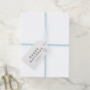 Search for happy holidays gift tags Black and white