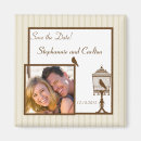 Search for love birds save the dates Black