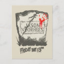 Search for slasher postcards Friday the 13th