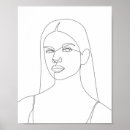 Search for continues posters Continuous line drawing