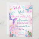 Search for mermaid tail birthday invitations Kids