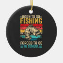 Search for funny fishing christmas tree decorations Vintage