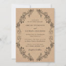 Search for rustic kraft wedding invitations Floral