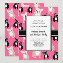 Search for bulldog birthday invitations Pink