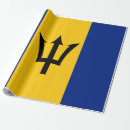 Search for barbados wrapping paper Flag of barbados