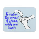 Search for germs magnets Wash your hands