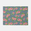 Search for vintage floral doormats Pink