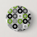 Search for green white pattern badges Black