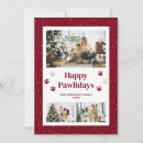Search for animal print christmas cards Red