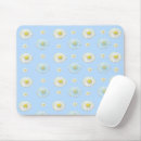 Search for white floral pattern mouse mats Daisy