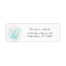 Search for pink and green return address labels Beach