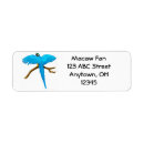 Search for macaw return address labels Blue