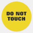 Search for touch round stickers Warning