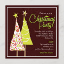 Search for funky christmas invitations Red