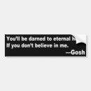 Search for eternity bumper stickers Religion
