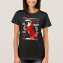 Search for black christmas tshirts Santa