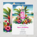 Search for surfboard birthday invitations Beach