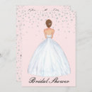 Search for brunette bride invitations Illustration