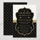 Search for polka dots graduation invitations Elegant
