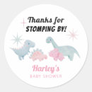 Search for baby shower dinosaur stickers Cute