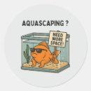 Search for funny fish stickers Goldfish