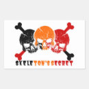 Search for skulls rectangle stickers Cool