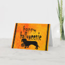 Search for dachshund halloween cards Jack o lantern