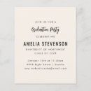 Search for modern college graduation invitations Minimalist
