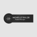 Search for professional name tags Plastic with magnetic backing
