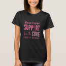 Search for breast cancer womens tshirts Support