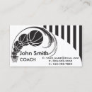 Search for basketball business cards Black and white