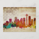 Search for seattle postcards Skyline