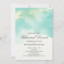 Search for teal rehearsal dinner invitations Stylish