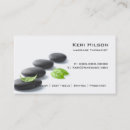 Search for massage therapist business cards Therapy
