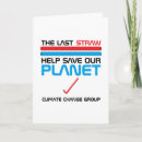 Search for straws cards Climate change