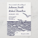 Search for rustic beach wedding invitations Ocean waves