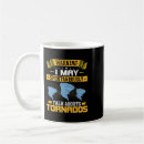 Search for tornadoes mugs Meteorologist