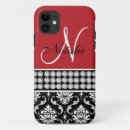 Search for red white damask iphone cases Stylish
