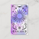 Search for purple moon business cards Fortune teller