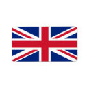 Search for flag return address labels Great britain