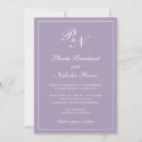 Search for dusty purple wedding invitations Formal