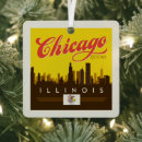 Search for chicago skyline christmas tree decorations Chi town