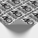 Search for brother wrapping paper Black and white
