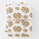 Search for chocolate chip cookie wrapping paper Food illustration